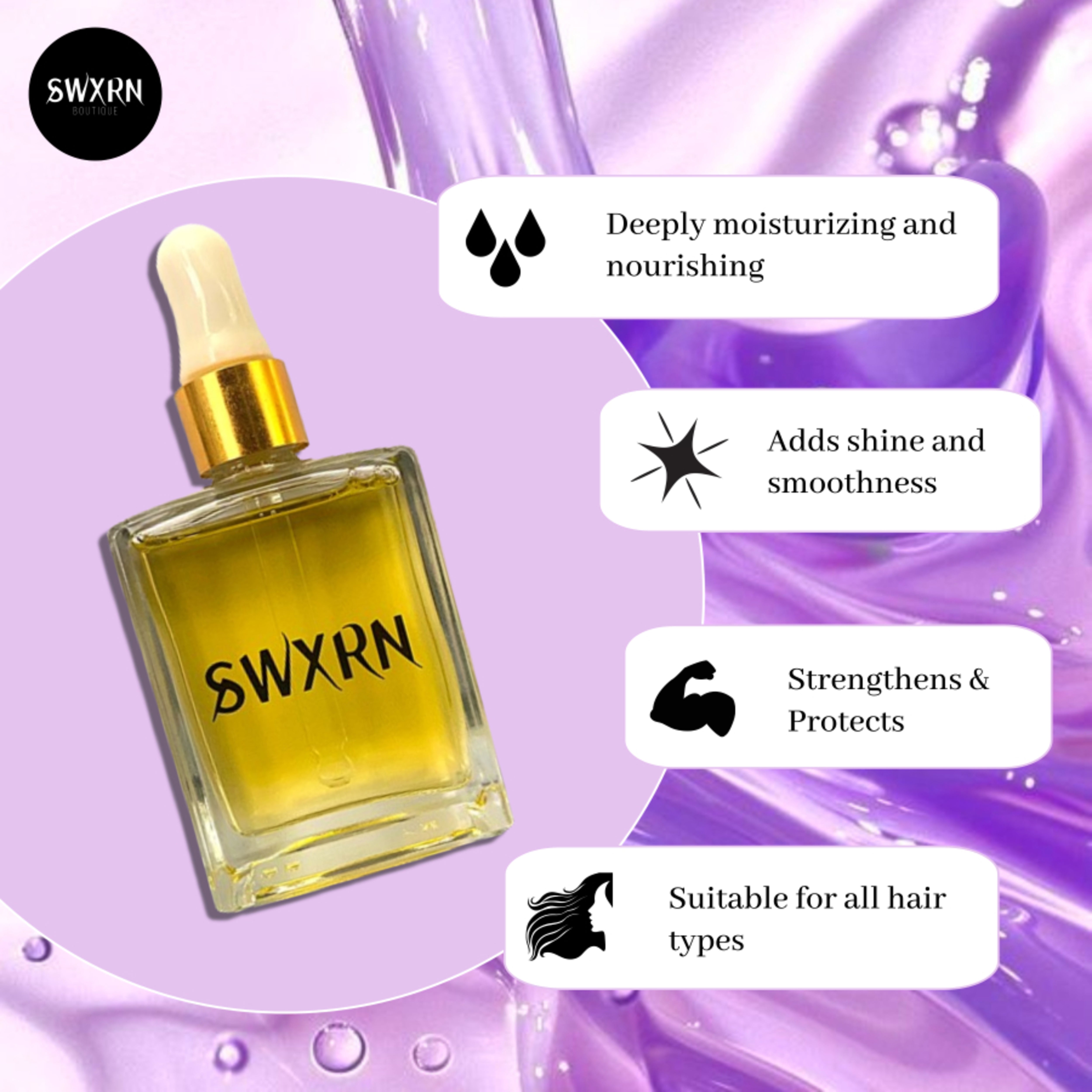 SWXRN Honey Infused Hair Oil